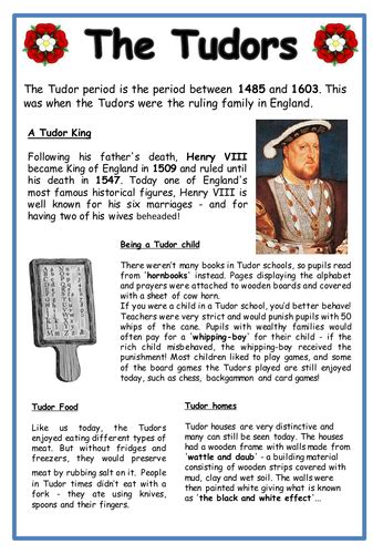 tudor education facts for kids